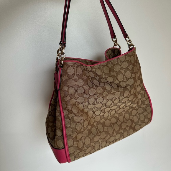 Coach Shoulder Bag Tote Signature Monogram - Picture 7 of 15